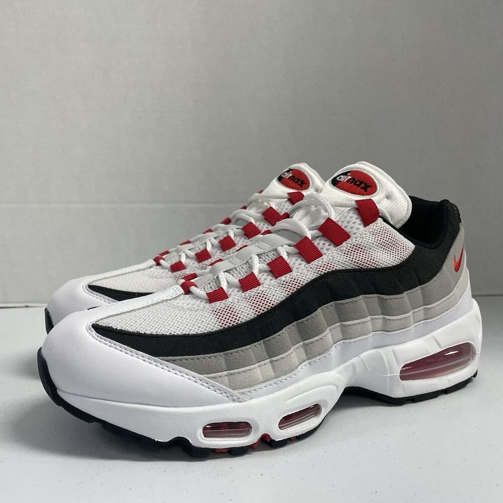 Nike Air Max 95 OG Comet Red 2026 IB7862 100 Size 11 Men White Black Chunky